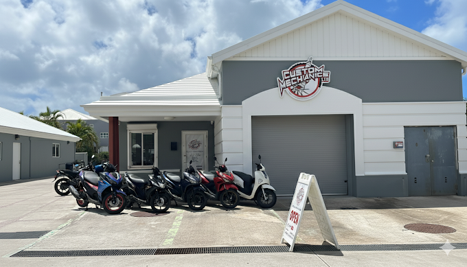 Yamaha and Honda scooters and Bikes for sale in Bermuda at Custom Mechanics Ltd